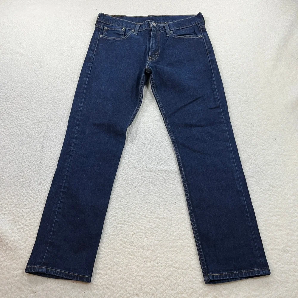 Levi's Jeans Mens 33x30 Blue 511 Slim Fit Dark Wash Denim 04511-1042 5-Pocket